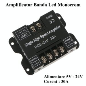 Amplificator Pentru Banda Led Monocrom 5V-24V / 30A