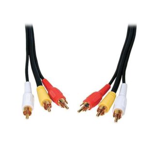 Cablu 3RCA Tata cu 3RCA Tata , Conectori Auriti 10 m