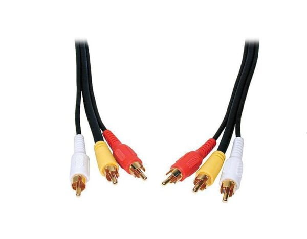 Cablu 3RCA Tata cu 3RCA Tata , Conectori Auriti 1,5m