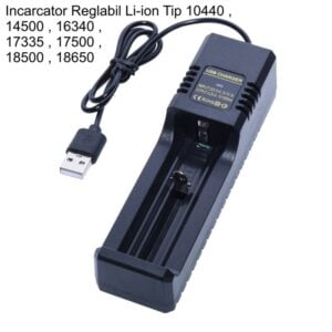 Incacator Acumulatori Li-Ion 1 X 3,7V Cu USB