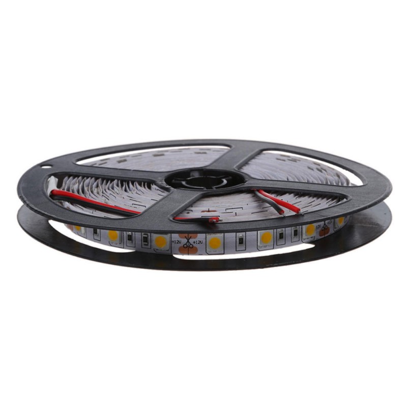 Banda Led 5050 12v Alb Cald 60led M Ip20 Rol 5m Vectro Electronics